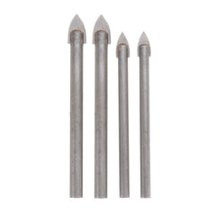 4Pcs 6/8mm Alloy Steel Triangle Drill Bits for Ceramic Wall Concrete Hole Opener