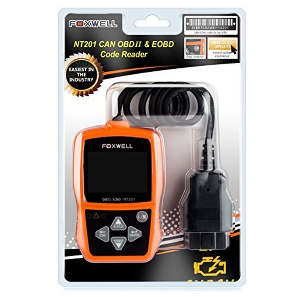 OBD2 Car Automotive Scanner Engine Light Fault Code Readers I/M Readiness LIVE Data Diagnostic Test Tool