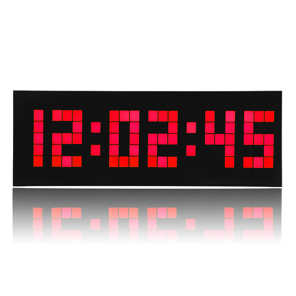 Big Jumbo Digital LED Wall Clock Large Display Wall Decoration Clock