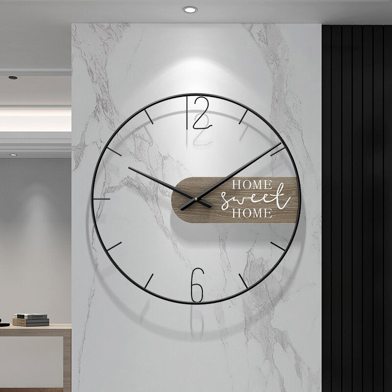 50CM Nordic Light Luxury Wall Clock Living Room Home Fashion Personality Creative Wall Clock Modern Minimalist Decoration