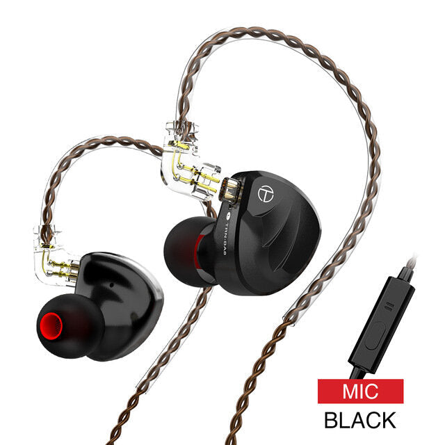 In Ear Earphone Eight-Unit Balanced Armature Pure Moving Iron Hi-Fi Fever Monitor Earphone Wheat Wire Control Changeable Line Headphone With Mic