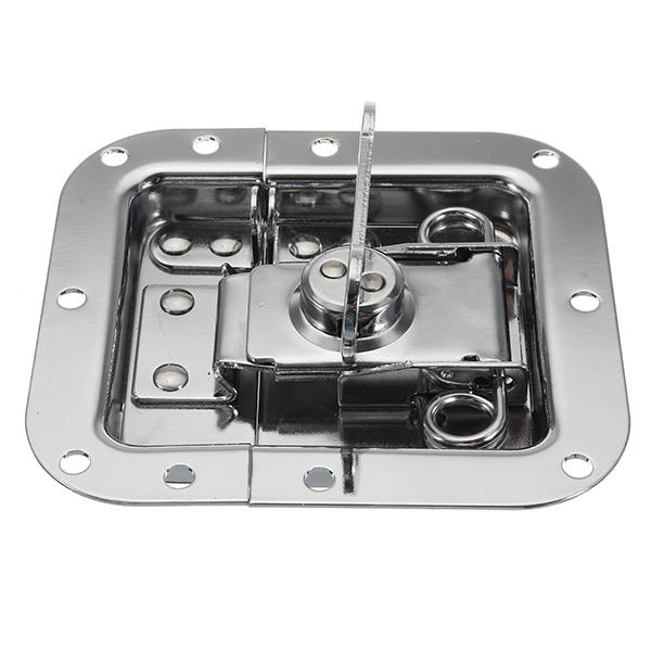 Twist Butterfly Draw Latch Rotary Turn Cold Rolled Silver Recessed