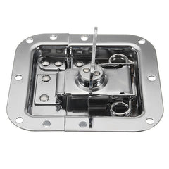 Twist Butterfly Draw Latch Rotary Turn Cold Rolled Silver Recessed