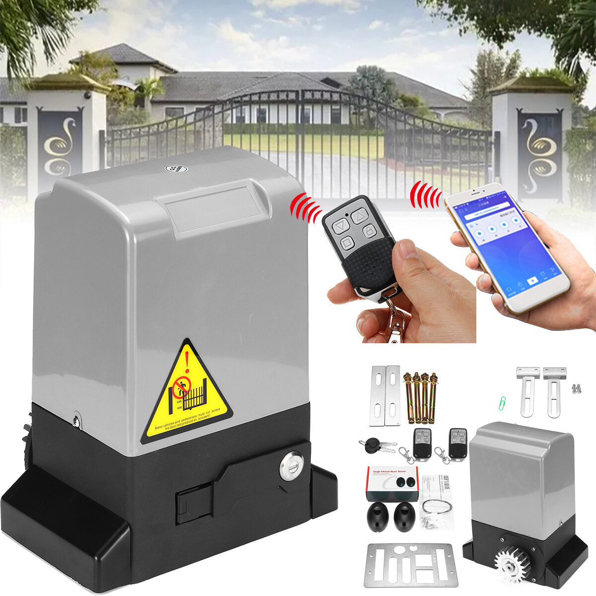 Opener Translation Door Motor Automatic Door Opener Remote Opener Intelligent Door Opener