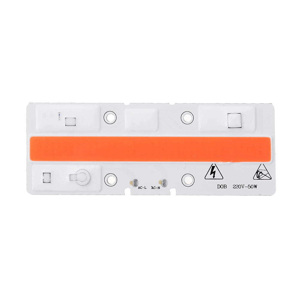 50W Full Spectrum LED COB Chip Grow Light 380-840nm for Indoor Plant Seedling Flower AC220V