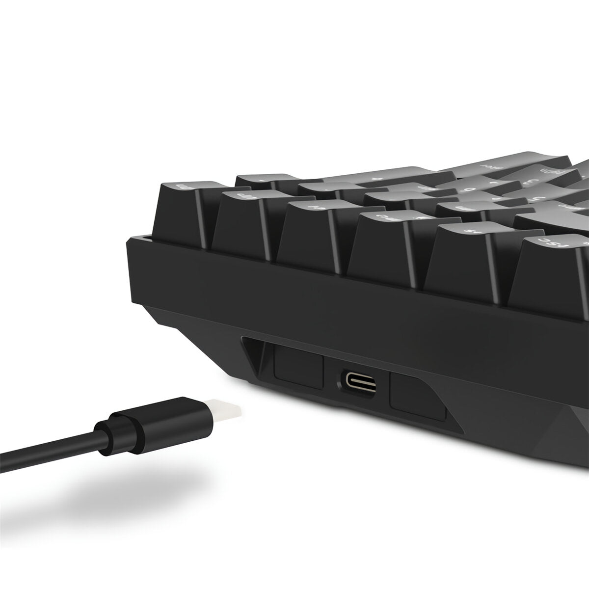 Bluetooth 2.4G Wired Mechanical Gaming Keyboard 100 Keys Three Mode With Hot Swappable Switch