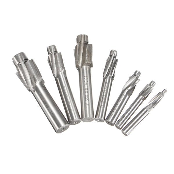 7pcs M3-M12 HSS Countersink Cutter Drill