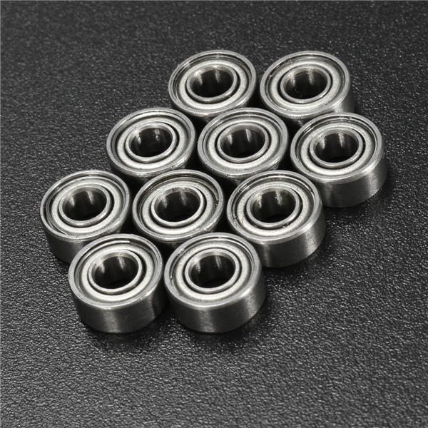 10pcs 4x9x4mm Ball Bearings Metal Double Shielded Miniature Ball Bearing