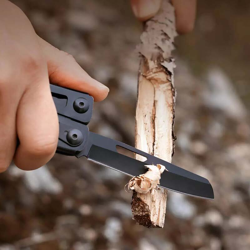 Wrench Knife 9 In 1 Multi functional Tools EDC WidgetStainless Steel Pliers Cutter Saw Screwdrivers Outdoor Camping Repairing