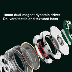 Dynamic Drivers In Ear Earphone Noise Cancelling Headphone 2Pin 0.75MM Connector for Mobile Phones PC Computer