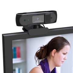 Wired Computer Webcam 1080P 5MP Auto Focus 360 Degree Rotatable Webcam With Privacy Cover Design For Video Calling Meeting