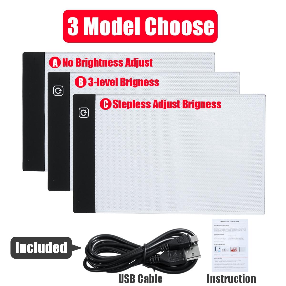 LED Art Craft Drawing Copy Tracing Tattoo LED Light Box Board Pad Thin with USB Cable Paintings Graphics Tablet
