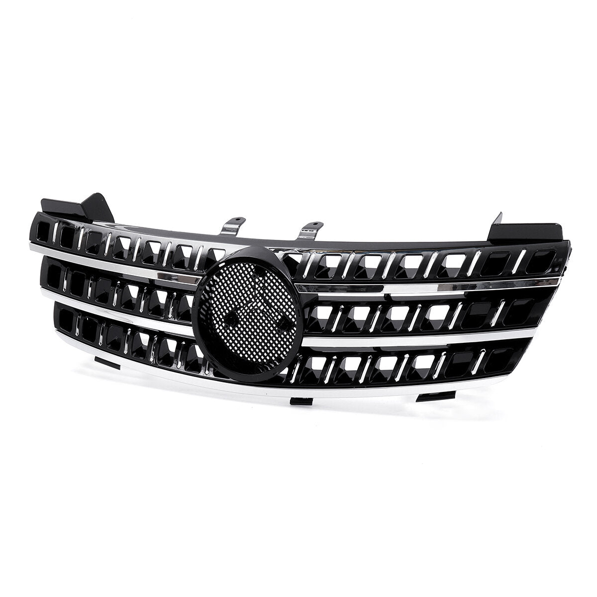 Glossy Front Hood Grill Grille For Mercedes Benz ML Class