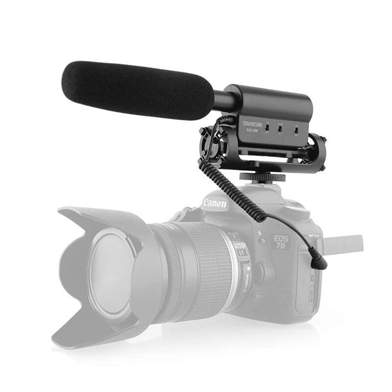 Photography Interview Universal Condenser Microphone for Youtube Vlogging Video Nikon DSLR