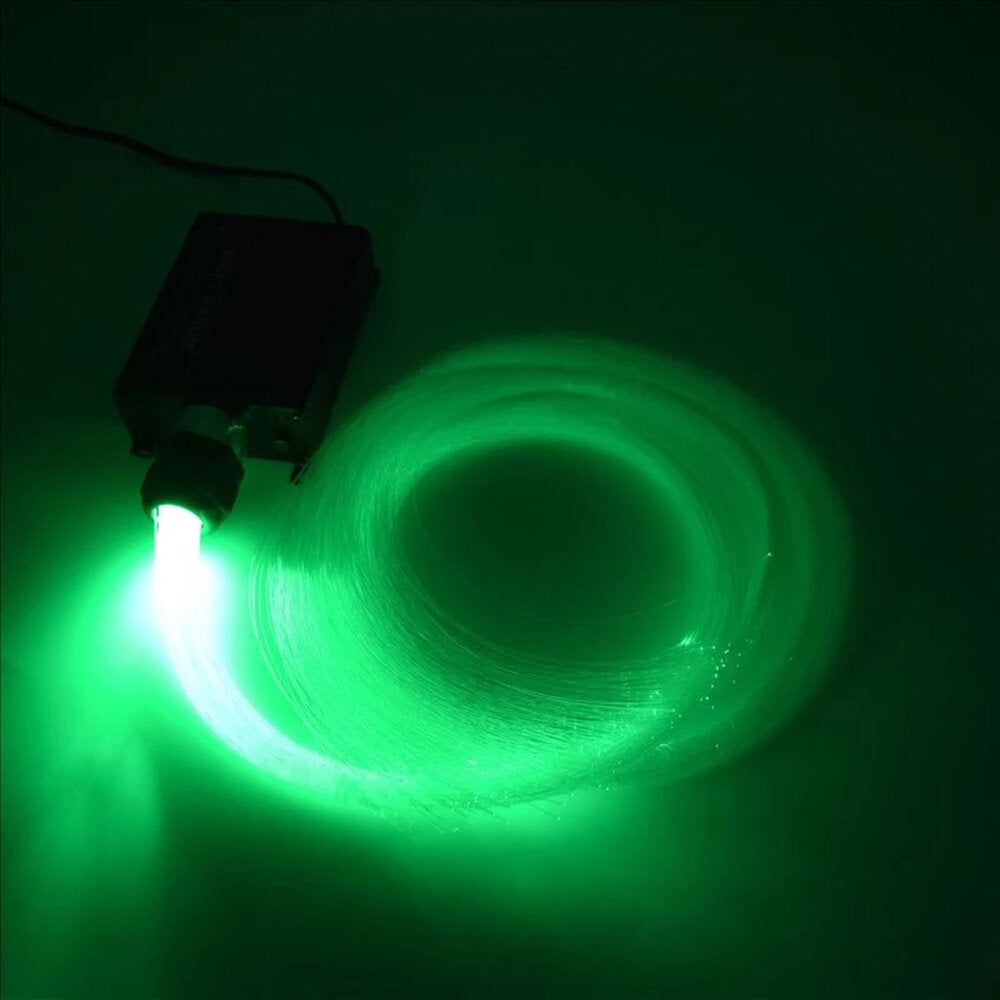 2M 16W RGB LED Light Engine 24key RF Remote LED Fiber Optic Light With PMMA Fiber Optic Cable For Ceiling Decoration