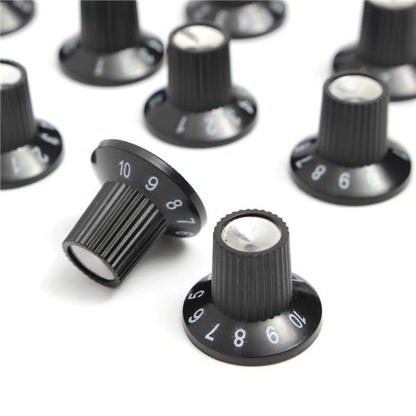 12 x Guitar AMP Knob Amplifier Skirted Knobs Volume Tone Control for Fender
