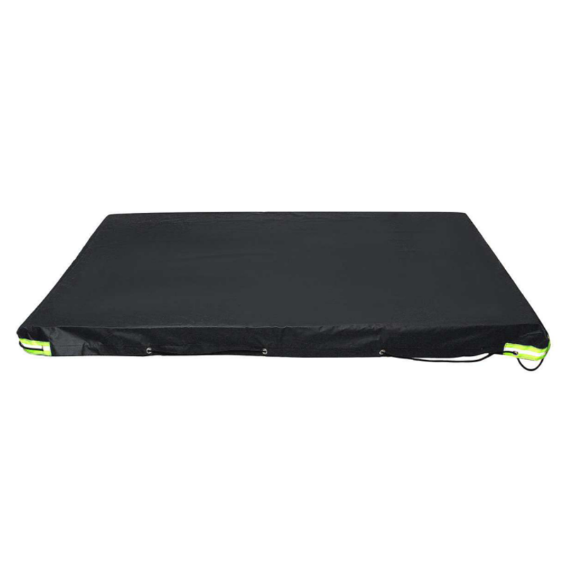 Trailer Cover Waterproof Windproof Dust Protector With Rubber Belt 208x114x13cm