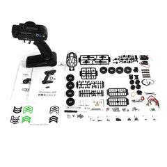 With Motor Servo TX RX 1/32 2.4G 4WD DIY Frame RC Kit Rock Crawler Car Vehicles