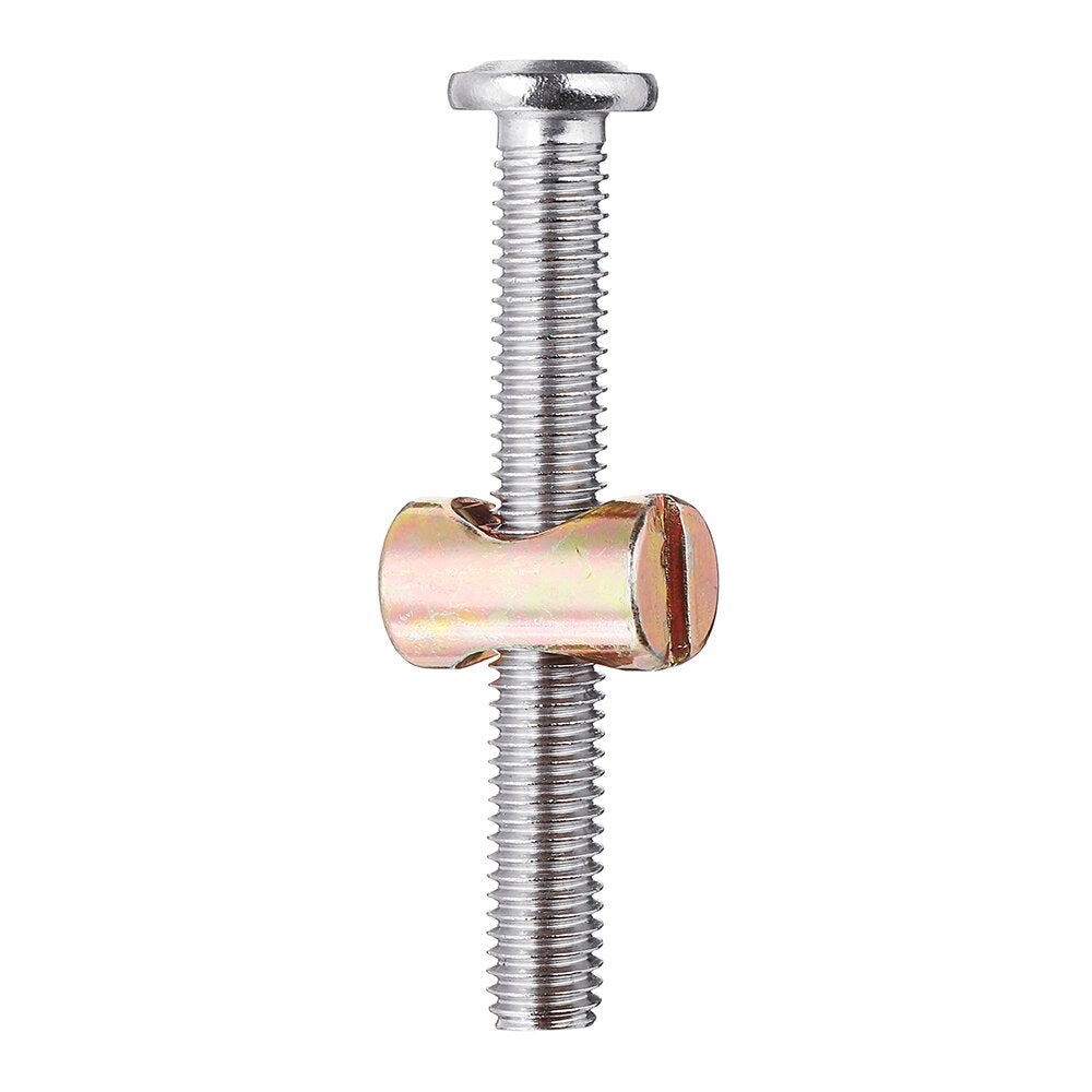 Stainless Steel Crib Screws Hardware Replacement Kit Hexagon Socket Head Cap Screws Nuts Barrel Screws Furniture Screws and Bolts Assortment Kit