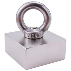 30x30x10mm Metal Detector Neodymium Recovery Magnet Treasure Diving Hunting Fishing Tool