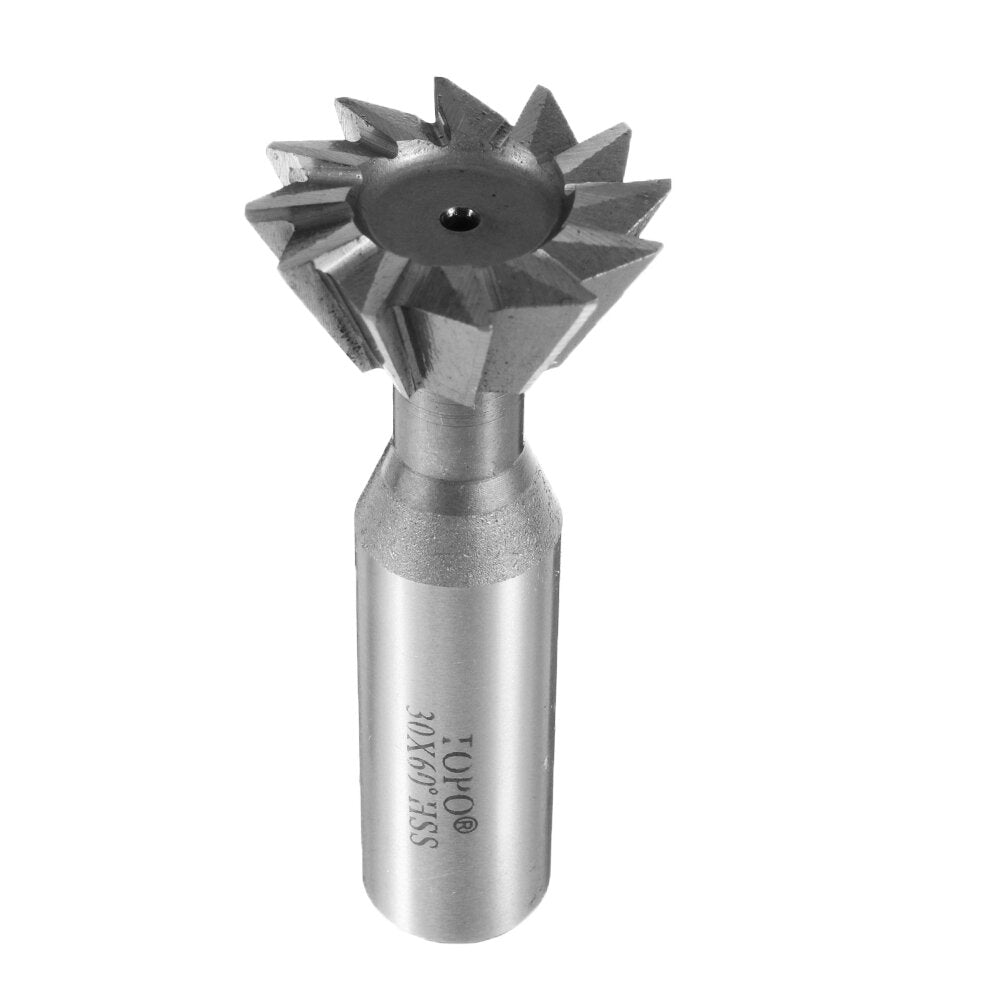 60 Degree 8-35mm Dovetail Groove HSS Straight Shank Slot Milling Cutter End Mill CNC Bit