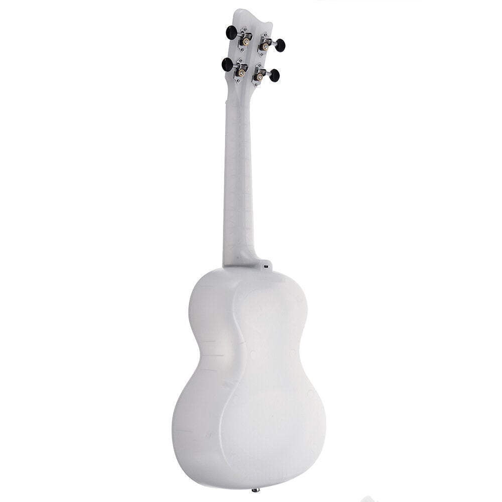 23 Inch Concert Unique LED Lighting Smart Ukelele Anti-Broken Polycarbonate Ukulele with Bag
