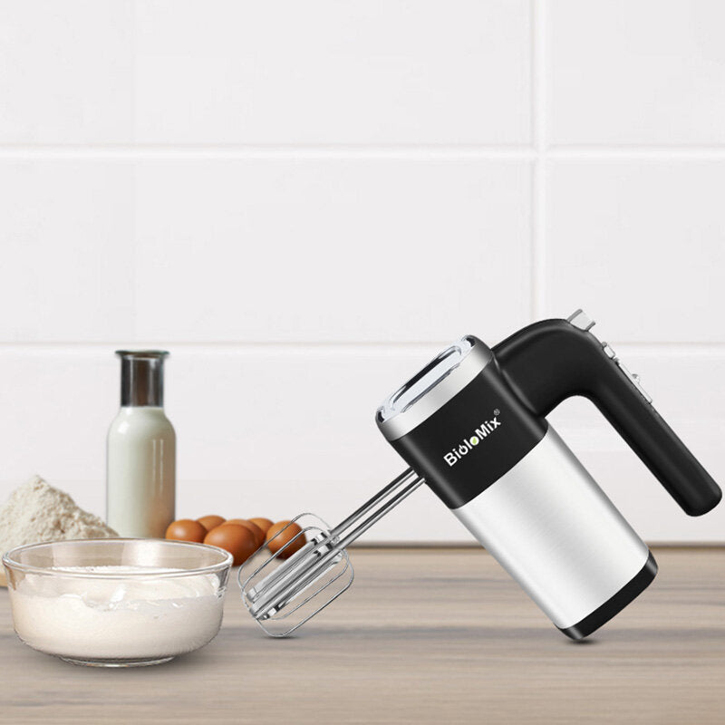 Household Electric Egg Beater Butter Mixer Baking Machine 500W 5 Speed Control 4 Attachments