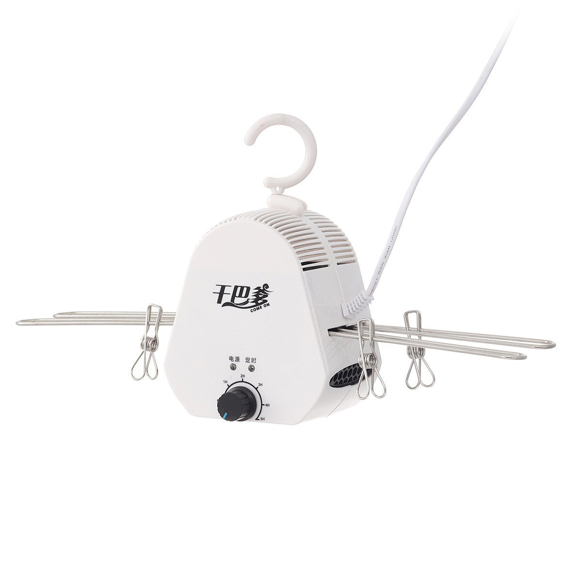 500W Portable Electric Clothes Dryer Hanger Travel Laundry Drying Rack