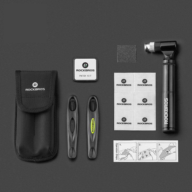 Bicycle Repair Kit Case PVC Portable Lightweight Mountain Bike Road Bike Combo Set Bike Tools
