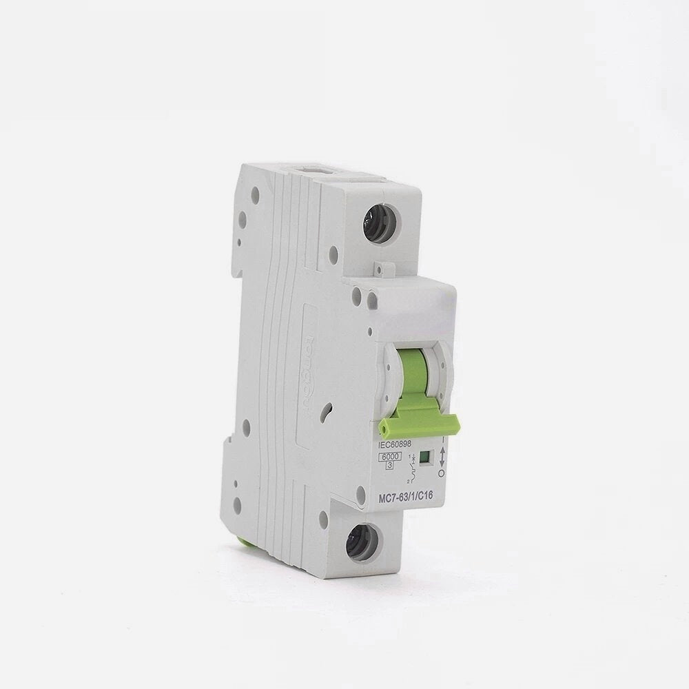 MCB Curve C Miniature Circuit Breaker 110V/220V/400V 50/60HZ 1 Poles