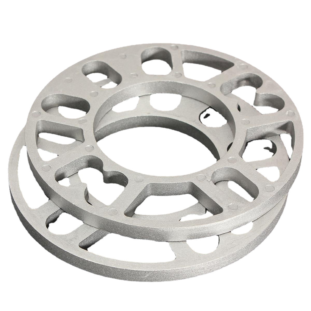2pcs Universal 10MM Alloy Aluminum Wheel Spacers Shims Plate 4 / 5 Stud Fit