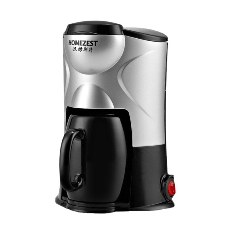 Coffee Maker 300W 150ml Single Serve Brewer Fully Automatic Portable American Coffee Machine