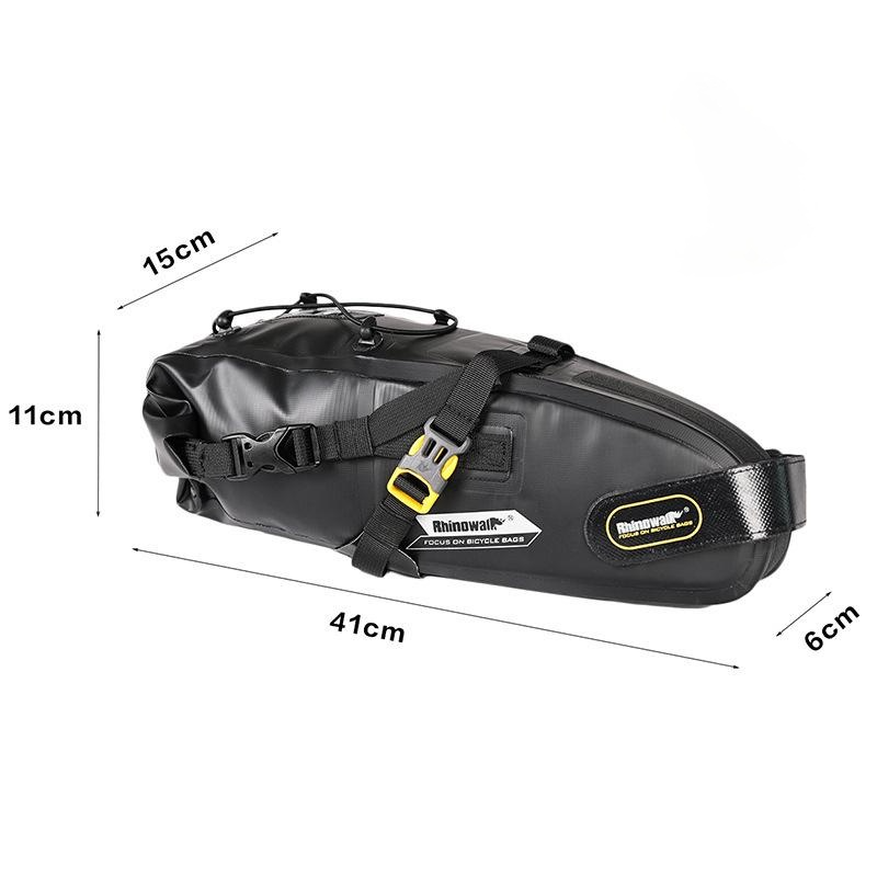 Bike Saddle Waterproof Tail Rear Bag Reflective MTB Trunk Pannier