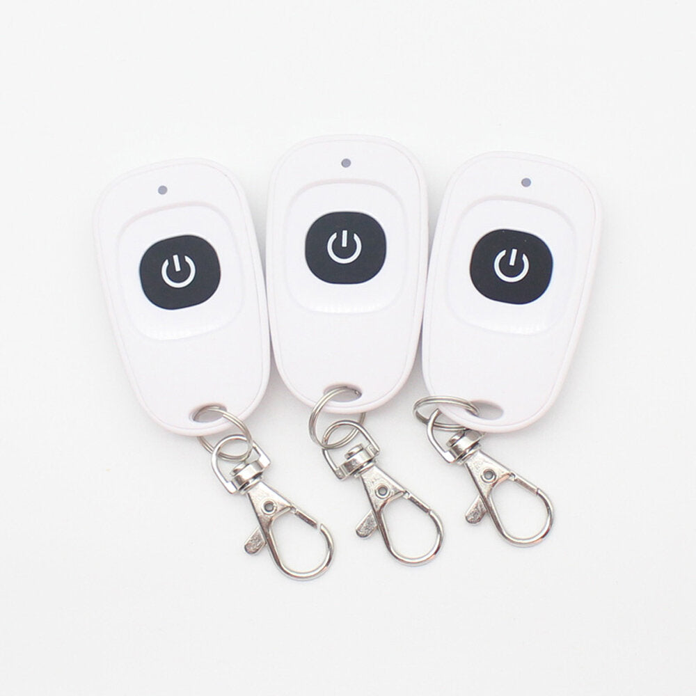 RF Remote 3Pcs 433MHz Controller EV1527 1/2/3/4 Buttons Learning Model Wireless Transmitter For Smart Light Switch - 1CH