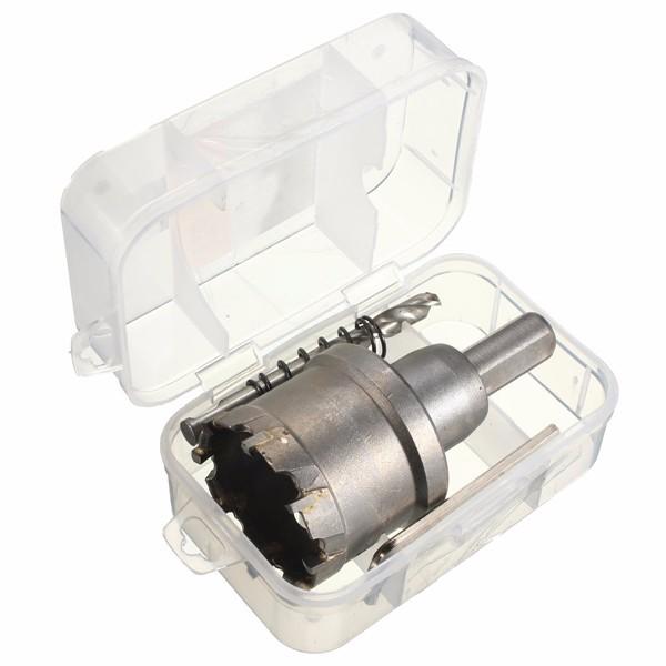 25mm - 45mm Carbide Tip Metal Cutter Hole Saw with Wrench/ Twist Drill Bit