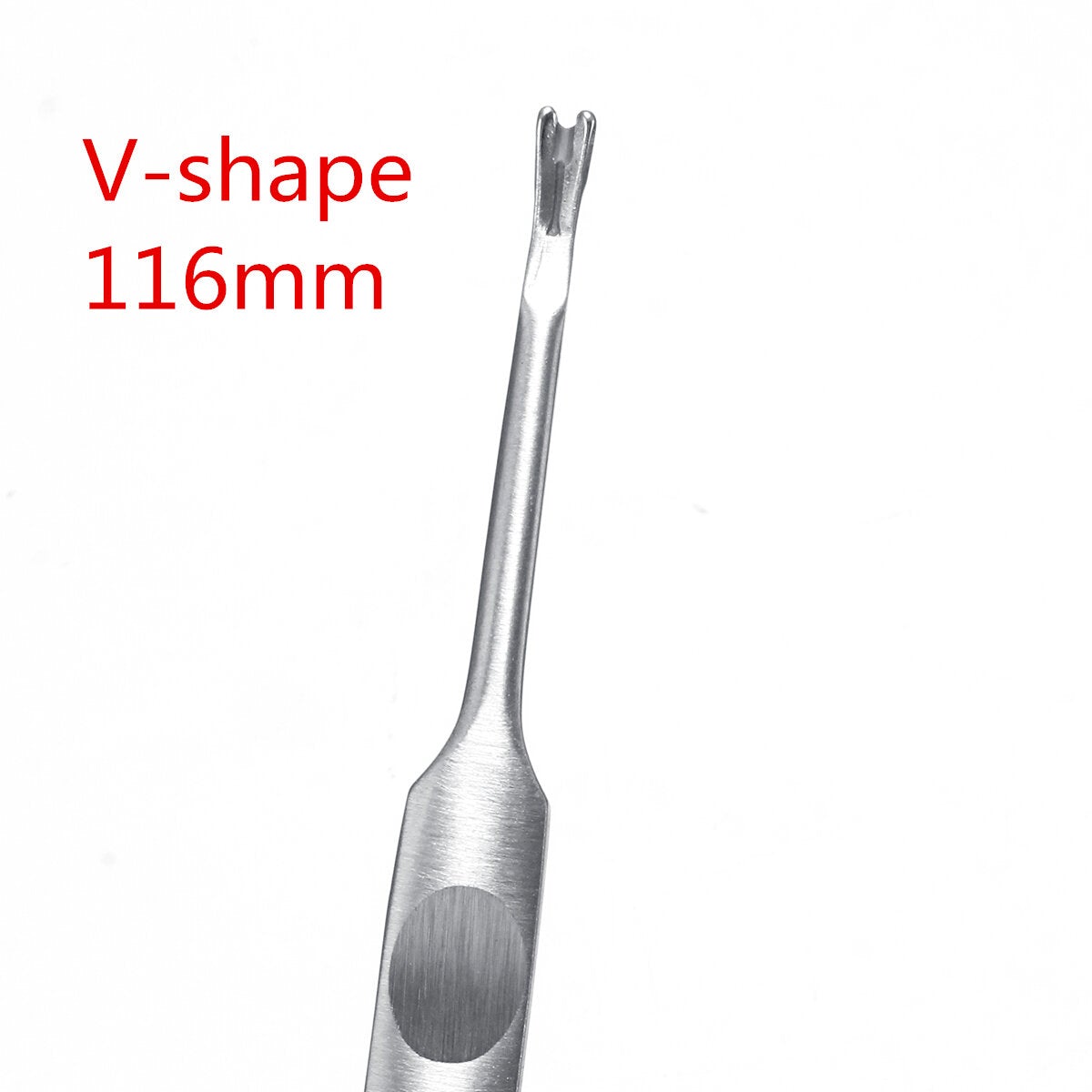 95/113/116/118mm V/U-shaped Silver Stainless Steel Hand Make Leather Trencher Slotting Tools Kit