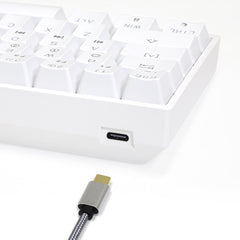 Mechanical Keyboard 61 Keys Hot Swappable Gateron Optical Switch RGB Type-C Wired Programmable 60% Layout Gaming Keyboard