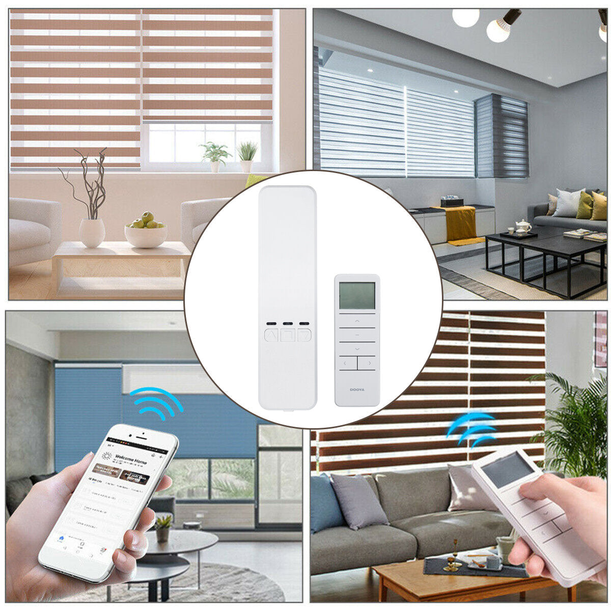 WIFI Automatic Electric Smart Motorized Window Blinds with APP Remote Control