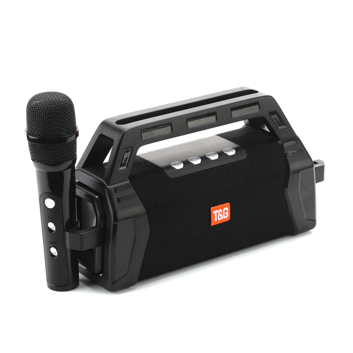 Outdoor Portable Bluetooth Speaker Subwoofer Wireless Karaoke Square Dance Sound Support TF FM Radio Card with Microphone
