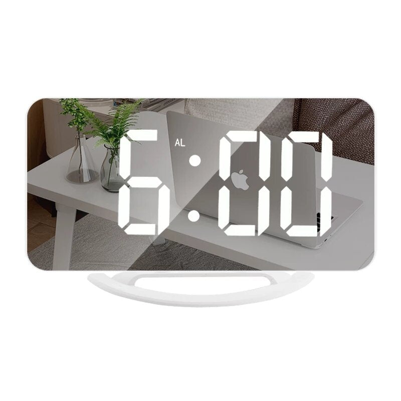 Automatic Dimming Electronic LED Alarm Clock Auto-sensing/Sleeping Function/Brightness Adjustable Alarm Clock