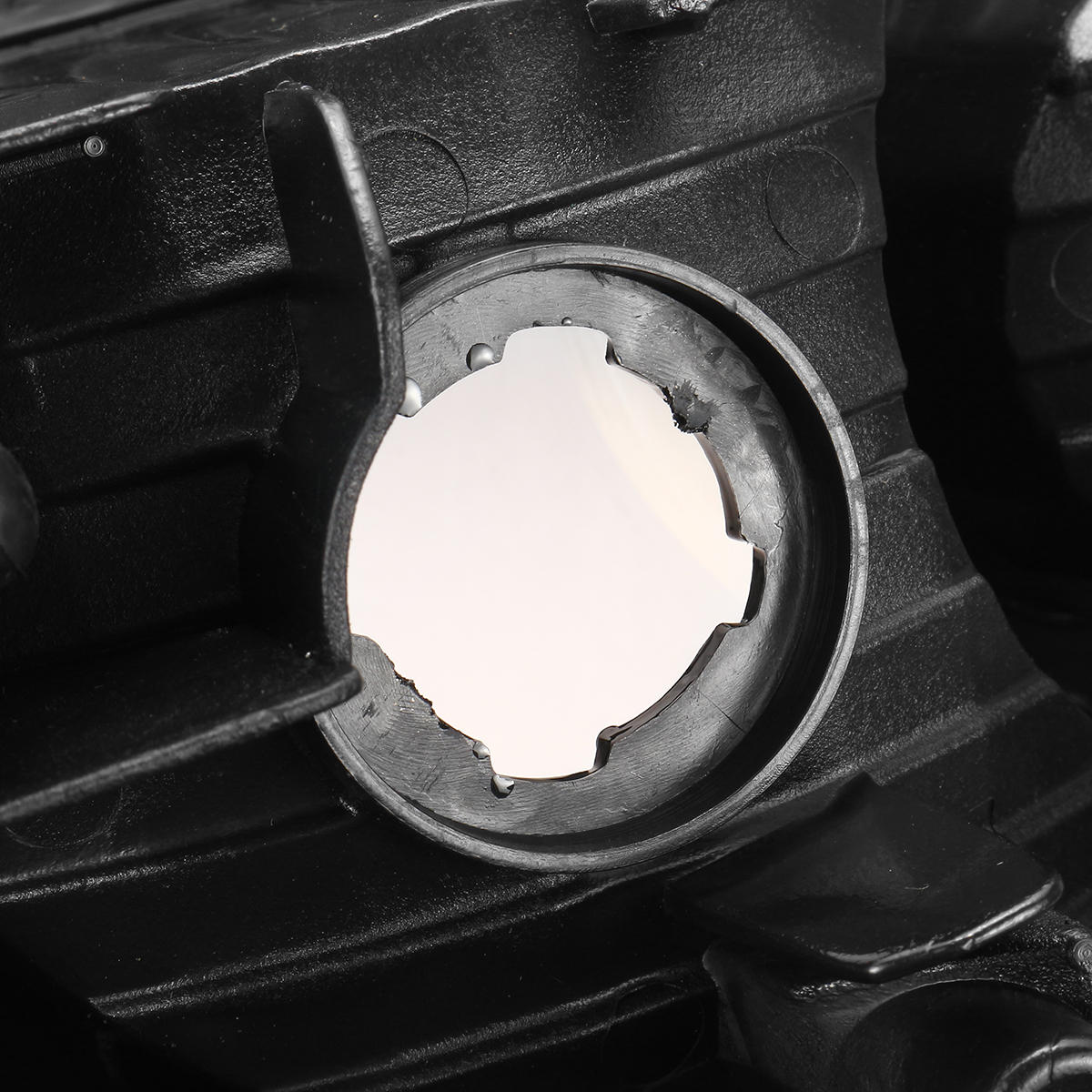 Car Rear Left/Right Tail Brake Light without Bulb Wiring Harness Smoke Black