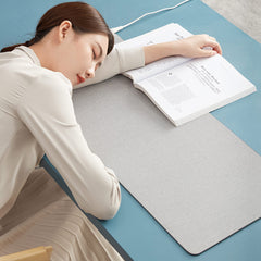 Smart Desktop Heating Mouse Pad 3 Modes Waterproof Keyboard Mat Hand Warmer 4H Automatic Shutdown Timing Reminder