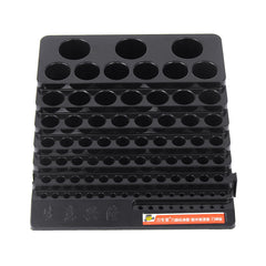 85 Holes Drill Bit Storage Box Without Drill Milling Cutter Saving Space Holder