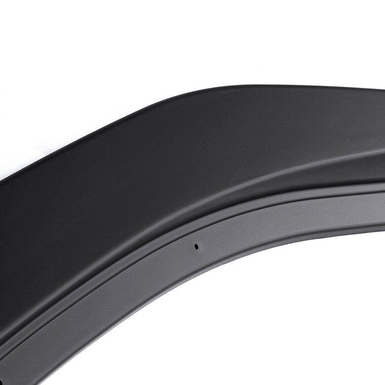 3PCS Glossy Black Front Bumper Lip Spoiler Splitter Cover Trim Body Kit