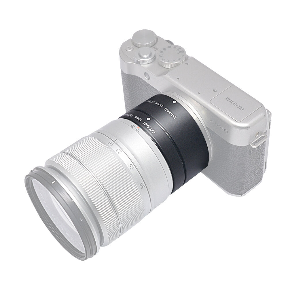 10mm 16mm Macro Auto Focus Extension Tube Adapter for Fuji X FX Mount Ring X-T20 XT2 X-T10 XT4 XT100 XT30 X-PRO Mirrorless Camera Adapter Ring