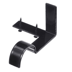2 Pairs Hang Curtain Rod Holders Bracket Into Window Frame Brackets