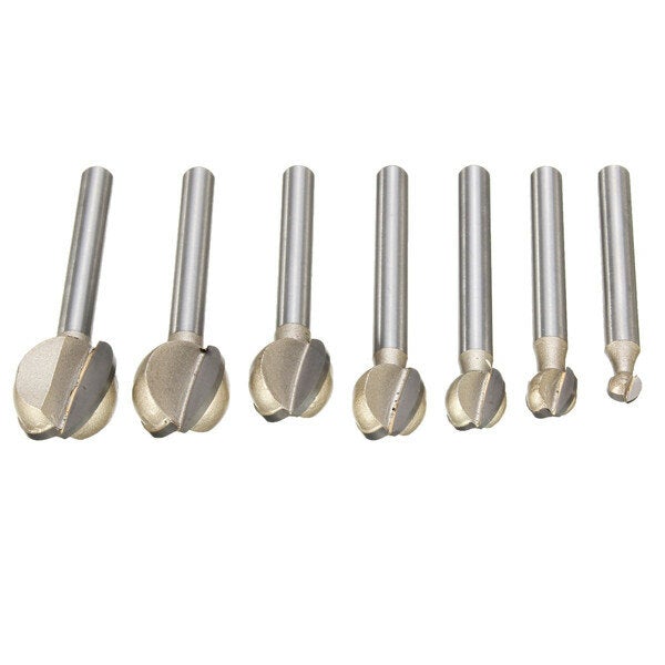 6mm Shank 6-20mm Steel Ball Cutter Woodworking Milling Carving Tool