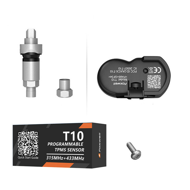TPMS Sensor 315MHz 433MHz Tire Pressure Sensors Activated Program Clone-able Temperature Sensor Universal Programmer