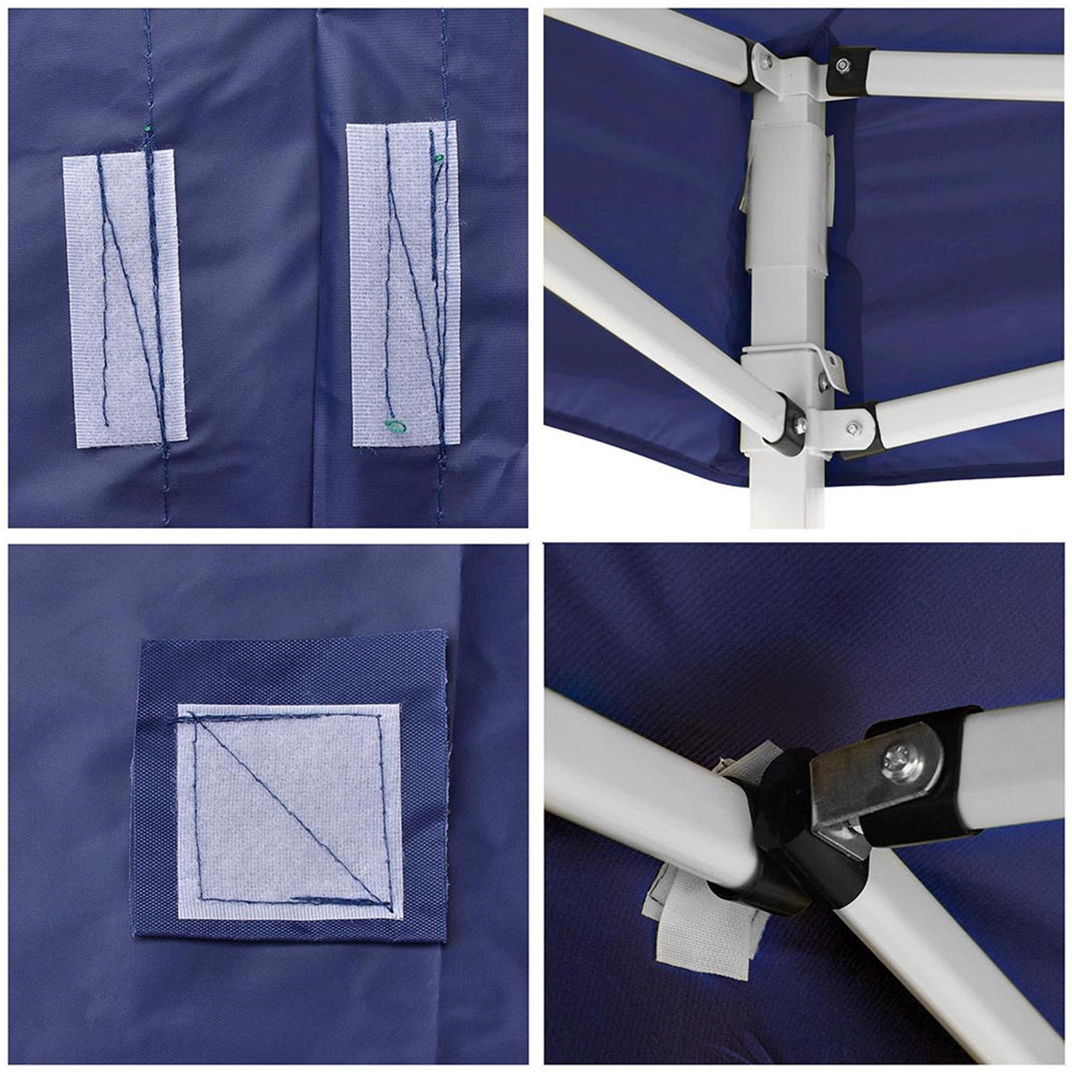 10x20ft Canopy Top Cover Replacement Tent Patio Gazebo 420D UV Sunscreen Sunshade