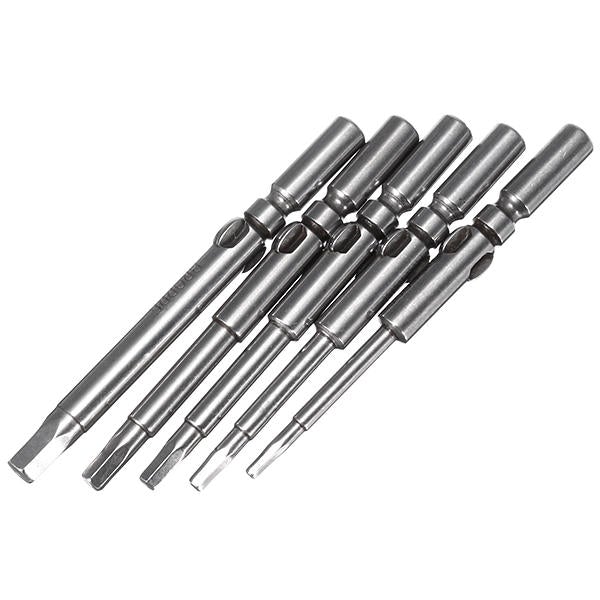 5Pcs 801 H1.5-H4 Hexagon Electric Screwdriver Bits Set 5mm Round Shank Screwdriver Bits